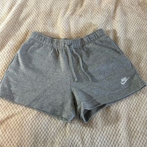 Grey nike womens shorts size medium